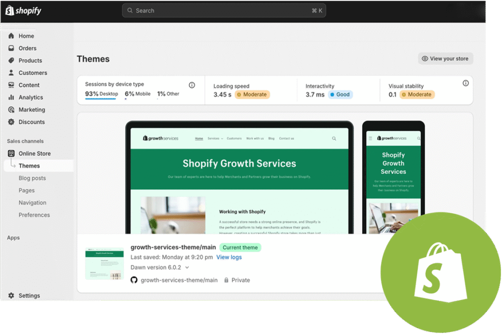 Shopify Readymade Template