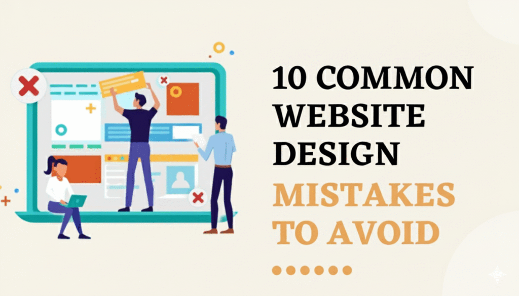 Top 10 Common Web Design Mistakes To Avoid