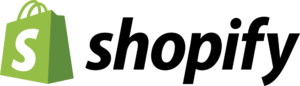 shopify logo black